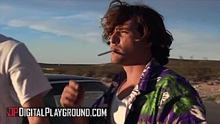 Tyler Nixon's big cock sucked by punk Katrina Jade