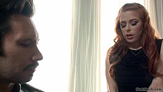 employee hooks boss in anal bondage session