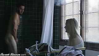 Hey, wanna see Kenna James get playful with her best friend?