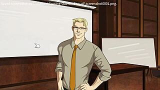 Twink student fingered in class by teacher Alex Route