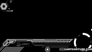 3D Alien Monster Fucks Her Tits And Pussy Hard From POV In Bizarre Anime Hentai