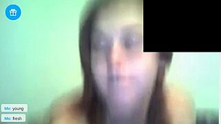 webcam strip with blonde tannya and chubby annica teasing