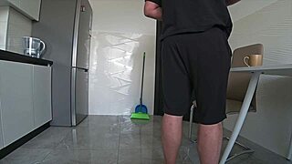 cheating wife bangs family friend in kitchen secretly