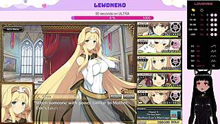 Vtuber Lewdneko Plays Evenicle Part 24 with Moaning Twins