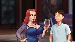 Stepmom Kimmytoons Caught Fucking Pizza Guy in Summertime Saga