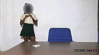 Skinny ebony babe drilled outdoor in wet dress! Her tight pussy gets soaked. What a sexy black amateur!