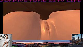 jonnystone encounters a stunning latina model in 3d hentai