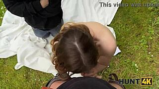 Slut in Red Panties Rides Toy Hard