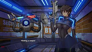 alien banging on ship in wild hentai ep1