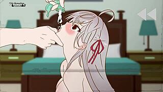 alya drained every drop from that speed condom in russian hentai parody