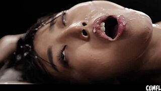 emiri momota cumflation - asian babe loaded with cum inside her pussy... wow! 😍