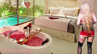 Chastity queen explores domination themes