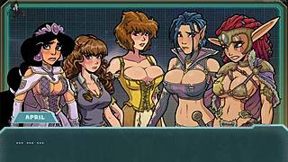 Princess Battles Monster with Big Tits in Hentai Fantasy Game