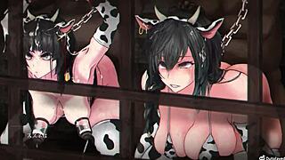 i’m obsessed with these 3d hentai monster scenes in sexy outfits