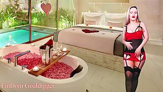 Chastity queen explores domination themes