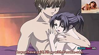 Taboo stepmother fucks stepson secretly in hentai