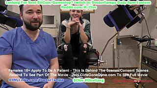 Ava siren undergoes first gyno exam with doctor tampa