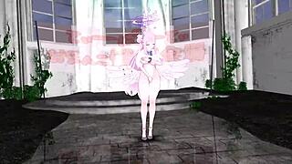 Sofia Grace enjoys intense DP with three big cocks