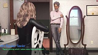 A wife and her stepmother share a homemade moment in 3D.