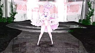 Sofia Grace enjoys intense DP with three big cocks