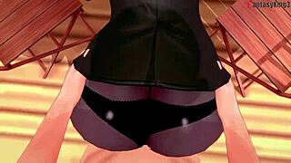 Sunako Nakahara's Office Girl Nomikai Sex Fantasy In 3D Hentai