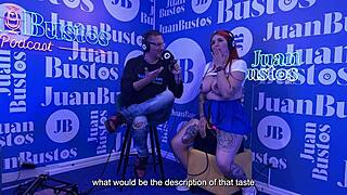 Andrea Pardo Cums Five Times On Sex Machine At Juan Bustos Podcast