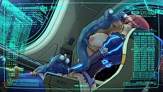 alien banging on ship in wild hentai ep1