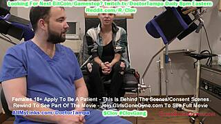 Ava siren undergoes first gyno exam with doctor tampa
