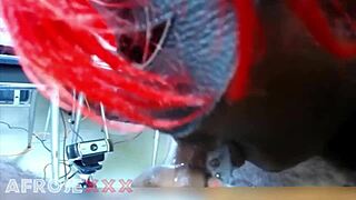 Three ebony girls deepthroat one man in homemade british scene