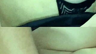 i enjoy the close up of the big clit and natural tits bouncing in quick missionary