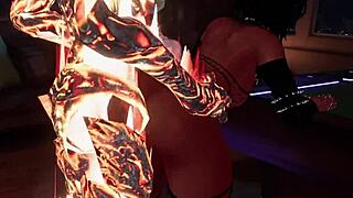 Hot Flamenco dancer in erotic VR experience with magic girl theme