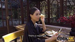 cuck4k unfolds a twisted tale of betrayal with shaved russian pussy  