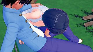 In HS TUTOR PART 3, She Performs TITTY FUCK And DEEPTHROAT