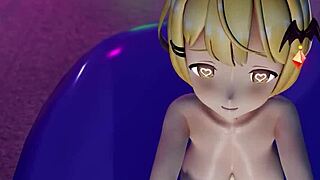 凑阿库娅夜空梅露MMD R18连接舞虚拟UP主