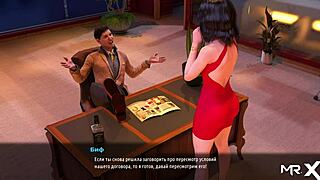 Boss-employee relations in the world of high fashion in a hentai game