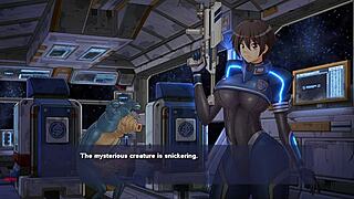 alien banging on ship in wild hentai ep1