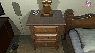 Bold titjob in escape room