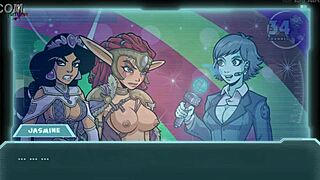 Princess Battles Monster with Big Tits in Hentai Fantasy Game