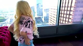 Tiny Teen Kenzie Reeves Cums Hard On Huge Cock In New Bed Test!