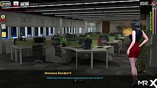 Boss-employee relations in the world of high fashion in a hentai game