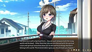 Hentai Game Ghost Marriage Night 1 - Luna Blowjob