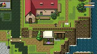 Naked beauty bathes in public lagoon harem