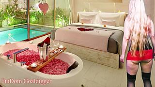 Chastity queen explores domination themes