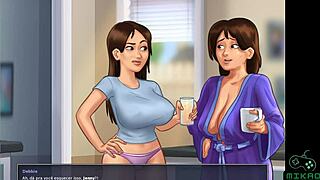 Housewife lactating fantasy with big tits and a fat ass