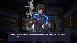 alien banging on ship in wild hentai ep1