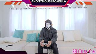 Rebecca Vanguard, Sidra Sage, Raven Right bang hacker in wild group session