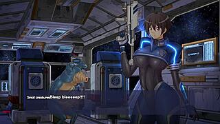 alien banging on ship in wild hentai ep1