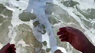 Missspisss Update 10 - Flashing Big Cock at Mallorca Beach Nov 2024