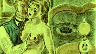 Vintage Erotic Drawings in Retro Cartoon Anime Hentai Style