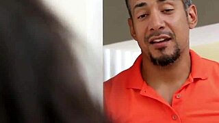 Latina stepdaughter in POV foursome
